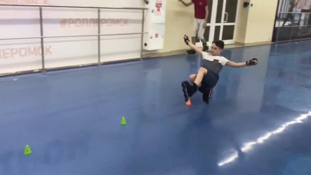 Одноколесный пистолет на роликах. Роллер-Омск смотреть онлайн