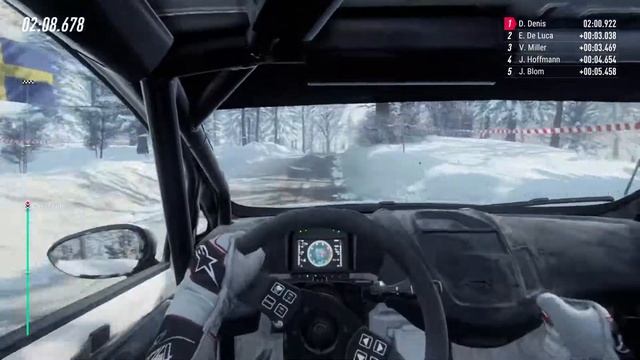 DIRT Rally 2.0 Швеция зима Ford fiesta