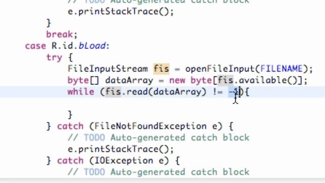 Android Application Development Tutorial 100 File Input Stream YouTube смотреть онлайн