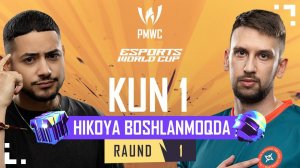 [UZ] 2024 PMWC x EWC | Guruh bosqichi Kun 1 | PUBG MOBILE WORLD CUP x ESPORTS WORLD CUP