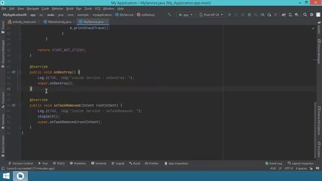026 - Using Started Service in worker thread in Android Studio - the easy way - part 2 / 3 смотреть онлайн