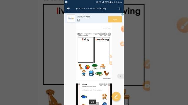 evs ch = 1 living and non living things смотреть онлайн
