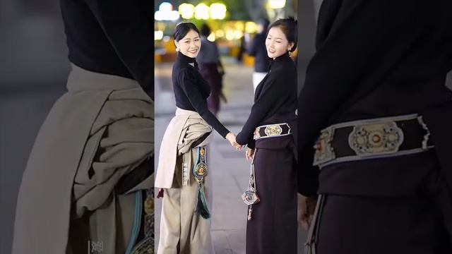 SULA & Xiao Qian , charming Tibetan dance beautiful girls ??