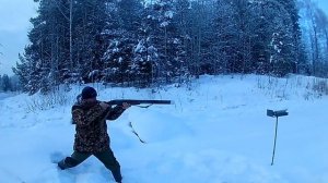 Отстрел пороха "сокол","ирбис 35"в -20 градусов