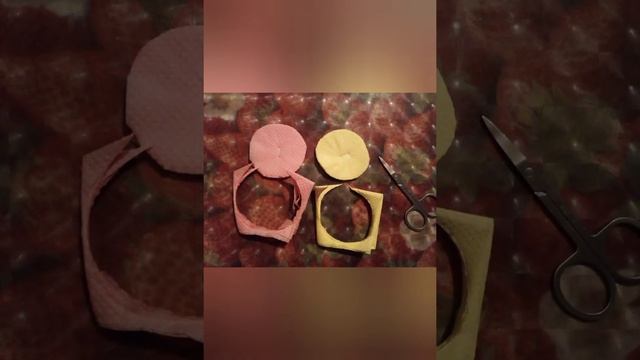 Ёлочка?Из бумажных салфеток. смотреть онлайн