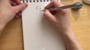 Построение фигуры человека карандашом, урок рисования