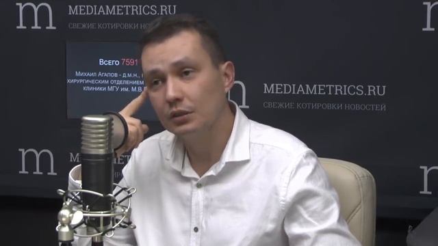 Михаил Андреевич Агапов рассказывает о раке прямой кишки на радио Медиаметрикс смотреть онлайн