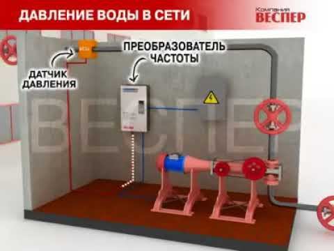 Регулирование производительности сетевого насоса