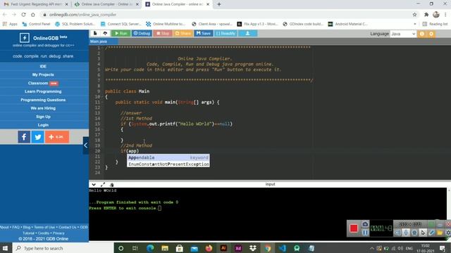 Print hello world without using semicolumn in java interview question смотреть онлайн