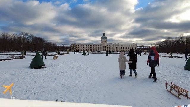 Berlin Germany【4K】Sightseeing Tour | Charlottenburg Palace and Park | Berlin Winter ⭐⭐⭐⭐⭐ смотреть онлайн