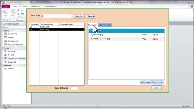 MS Access: How To Store And View Images And Documents