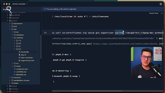 Laravel.test ? Série de configurações: Aqui que roda o PHP, o Composer e o Node ? (LARAVEL SAIL)