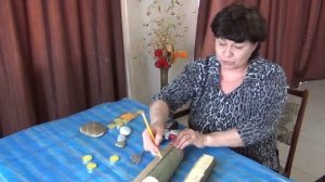 Как сделать подсвечник из спила дерева.Мастер класс