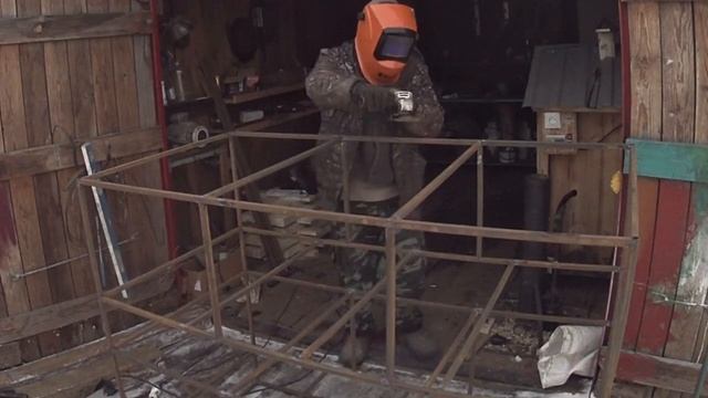 Каркас клетки для цыплят Клетка батарея из профильной трубы