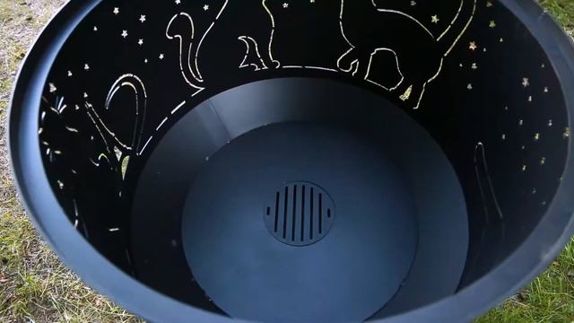 Обзор костровой чаши из металла Коты и Звезды