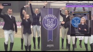 Ура наша команда HORSEKA в Финале  MAXIMA MASTERS TEAM !!!   Мы с Лоллобриджидой , третье место   !