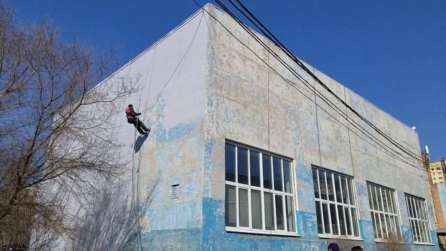Окраска фасада окрасочным аппаратом смотреть онлайн