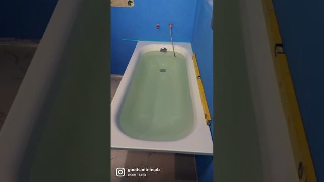 Правильная установка ванны