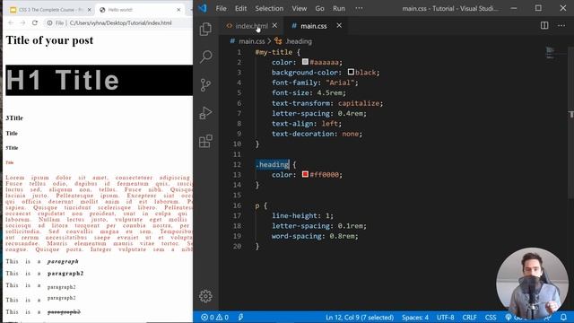 CSS3 Crash Course: Full CSS3 tutorial for beginners!