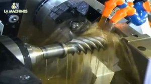 Накатка резьбы, супер станки. Как делают шестернию