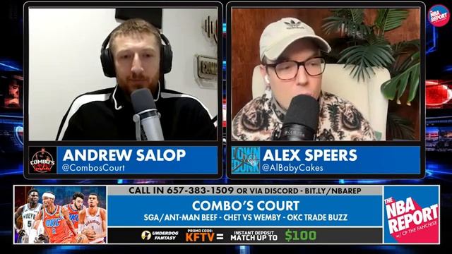 SGA & Ant Man Beef?, Wemby vs.Chet, and More! w/ Alex Speers | Combo's Court смотреть онлайн