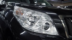 Установка диодных матричных линз Triled в Toyota Land Cruiser Prado 150!