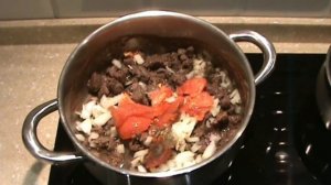 Тушеная конина