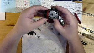 Катушка Shimano  Catana 1000FC - ТО своими руками, смазки (катушка для левши).