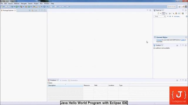 How to Write a Java Hello World Program with Eclipse IDE смотреть онлайн