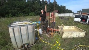 Бурение скважины под 125 трубу