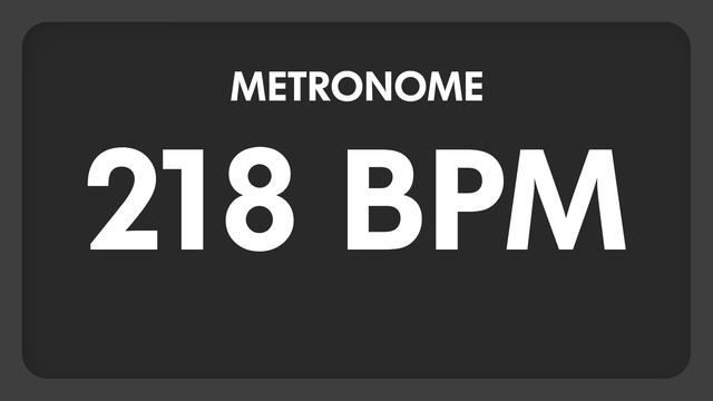 218 BPM - Metronome смотреть онлайн