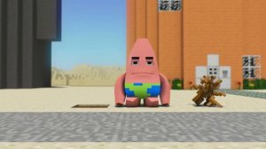 Minecraft Мультики   Губка боб   Спанч боб Майнкрафт анимация