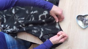 Соединяем сарафан с подкладкой
