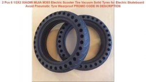 Promocje 2 Pcs 8 1/2X2 XIAOMI MIJIA M365 Electric Scooter Tire Vacuum Solid Tyres for Electric Ska
