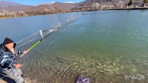 Где лучше клюет? Рыбалка в Сочи / Адлер / Форелевое хозяйство / Хороший улов в крутой атмосфере