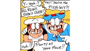 Комикс Pizza Tower - Пеппино VS Пиццано (русская озвучка)