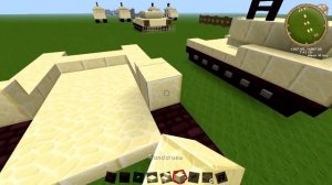 Minecraft: Tank Tutorial - M1A2 Abrams