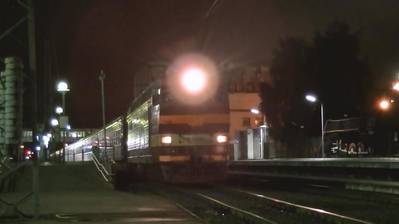 ЧС4Т-419 с поездом №18 Москва - Пермь смотреть онлайн