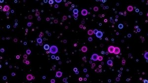 Neon bubbles! 4k colorful animated background