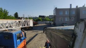 техническое обслуживание крана манипулятора, интересный способ.