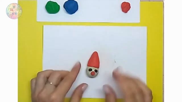 Лялька - клоун з пластиліну. Майстер - клас смотреть онлайн