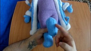 Вязаная Снегурочка спицами - ManKnittersDiary