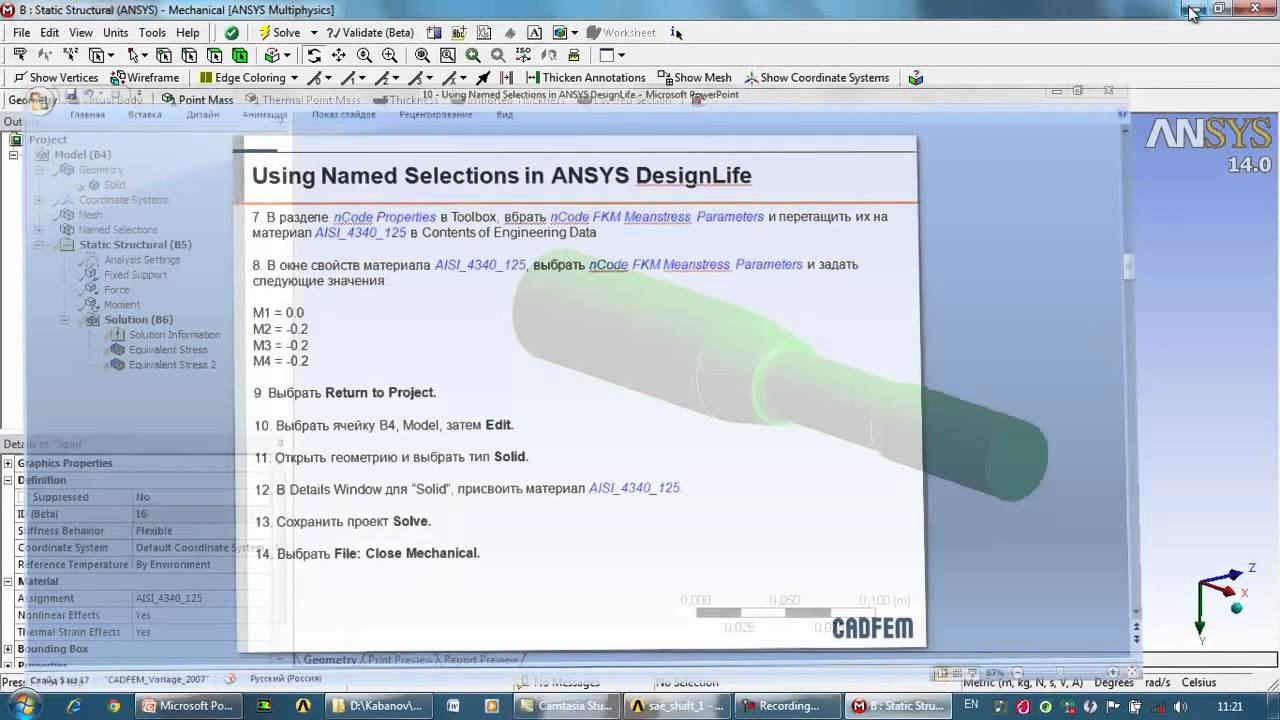 Применение Name Selections в Ansys nCode DesignLife