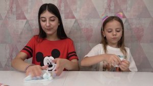 Делаем СНОУ слаймы с My little Nastya