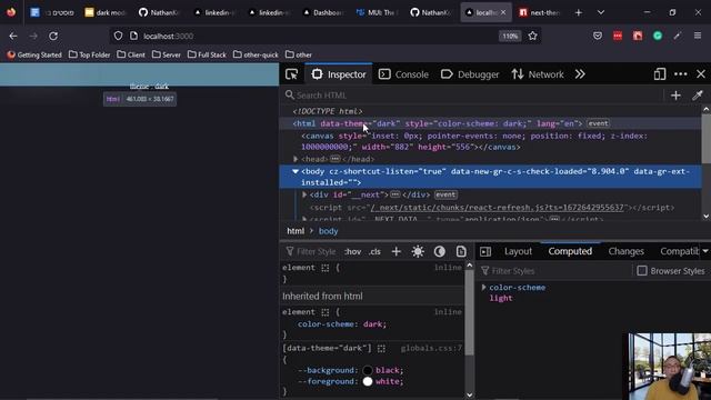 Dark mode in react and next.js смотреть онлайн