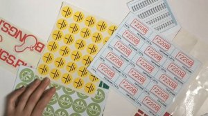 Печать наклеек цифровым способом в типографии