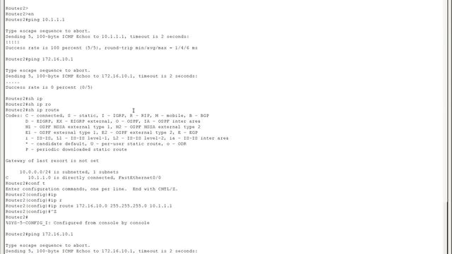 Packet Tracer. Настройка маршрутизаторов. Часть 4