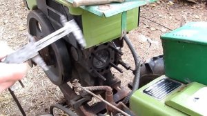 Забыл залить воду в мотоблок...