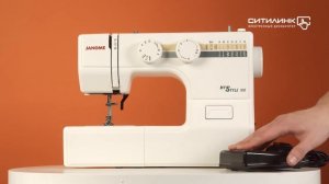 Обзор швейной машины JANOME My Style 100 | Ситилинк
