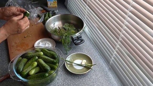 Малосольные огурцы Огурцы малосольные вкусные за 2 часа своими руками.